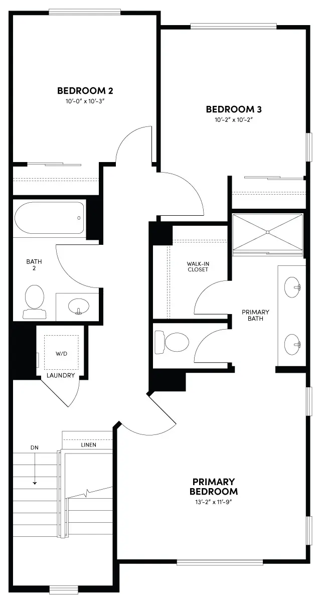 Third Floor Floor Plan | Plan 1 | Glenwood at Altair