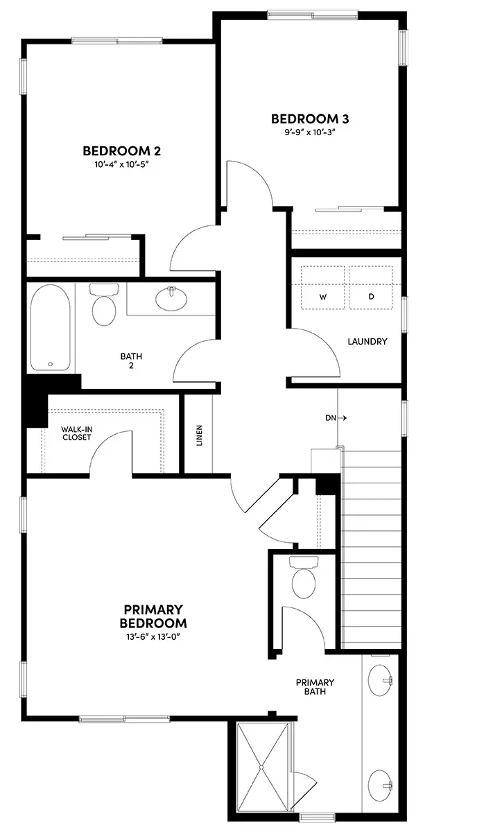 Third Floor Floor Plan | Plan 1 | Waypoint at Altair