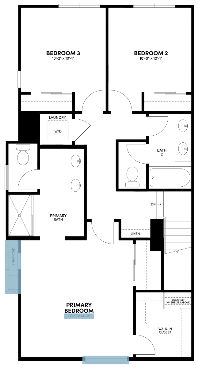 Third Floor Floor Plan | Plan 3Y | Glenwood at Altair
