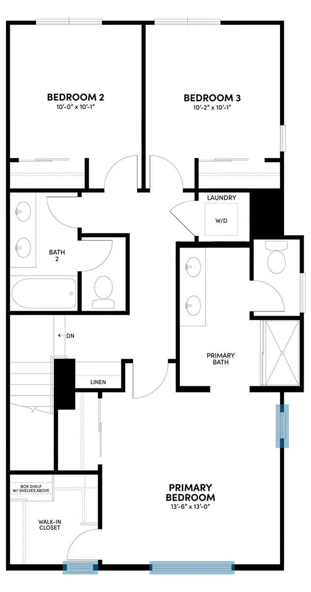 Third Floor Floor Plan | Plan 3 | Glenwood at Altair