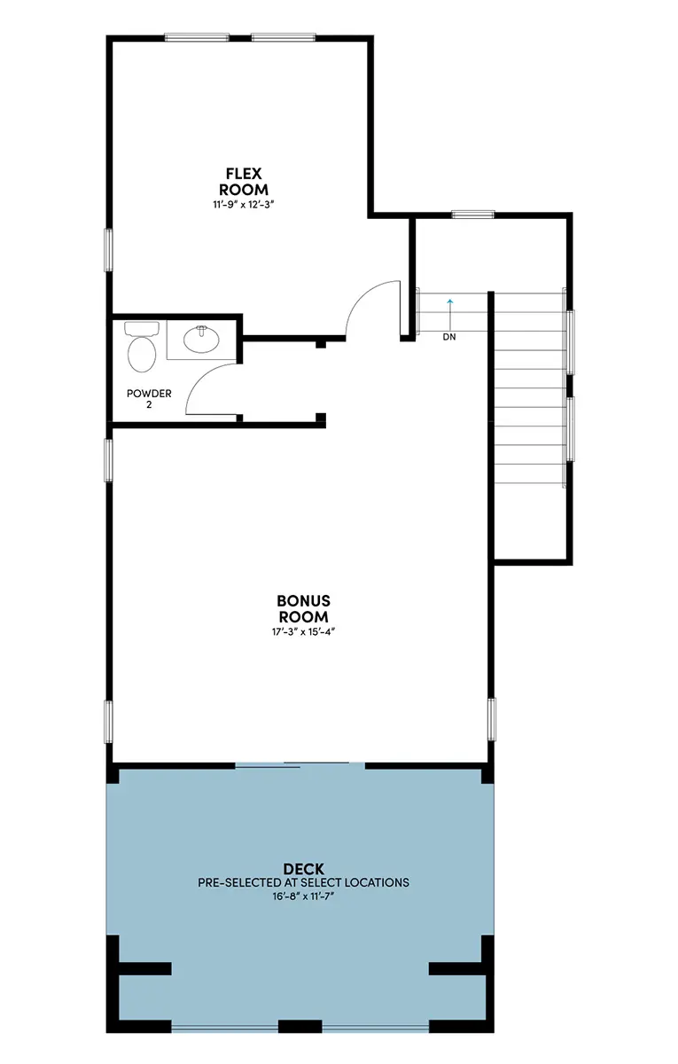 Third Floor Floor Plan | Plan 3 | Waypoint at Altair