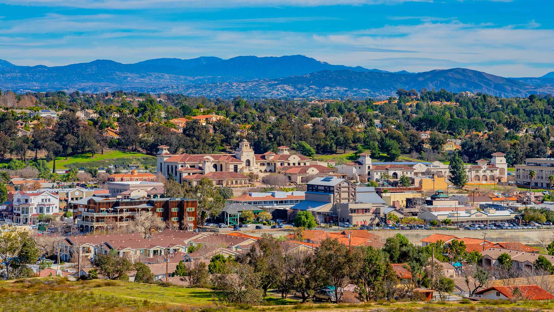Aerial photo of Temecula, CA